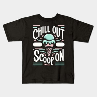 Ice Cream Shop Staff - Chill Out, Scoop On Kids T-Shirt